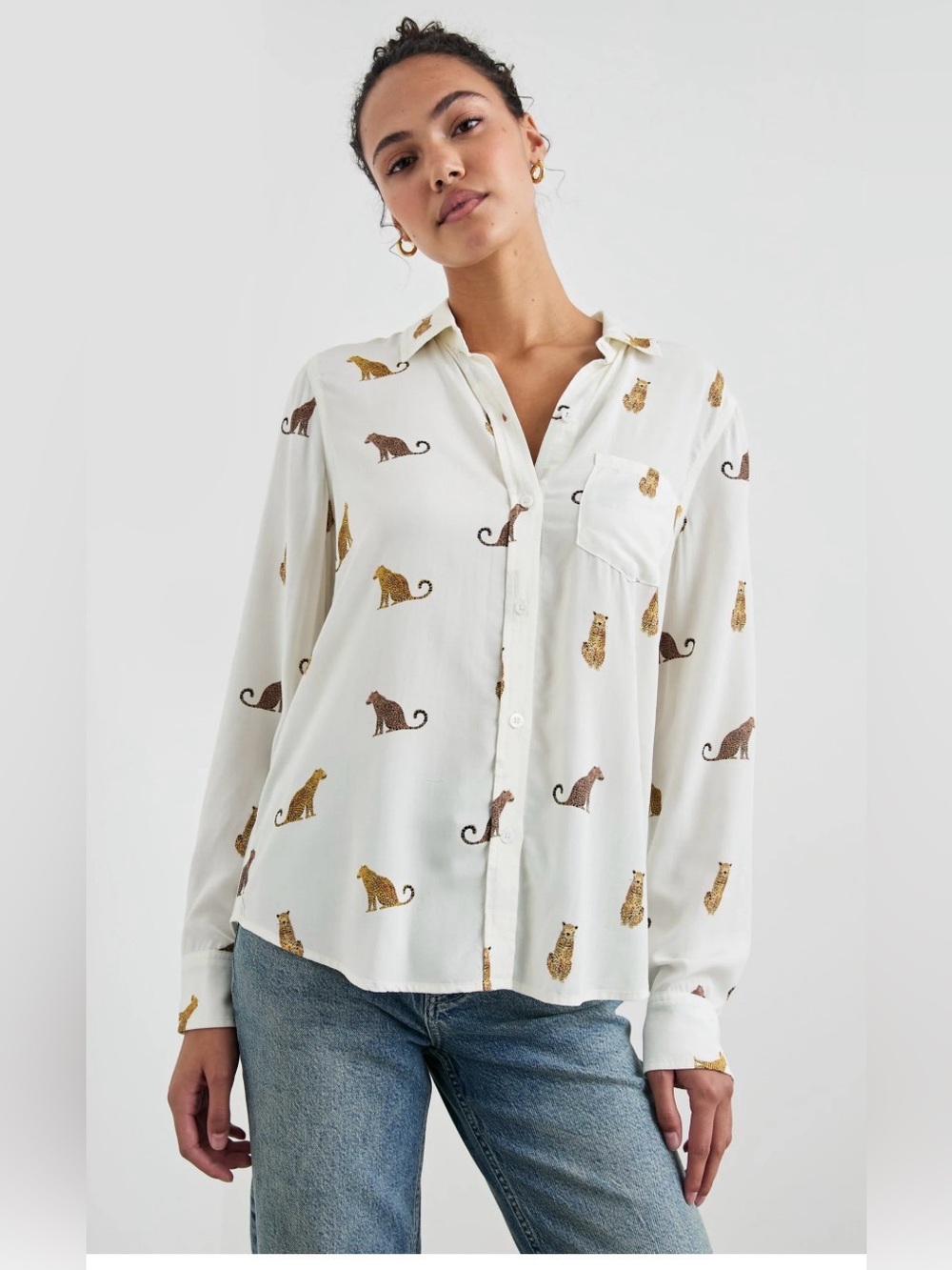 Rails Kathryn Shirt with Cheetah